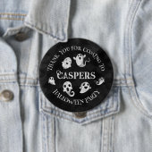 Gepersonaliseerde Spooky Ghost Halloween Button Ba (In situ)