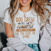 Gepersonaliseerde Spooky Ghost Halloween waarschij T-shirt