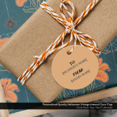 Gepersonaliseerde Spooky Halloween  artwork Bedankjes Labels