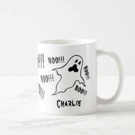 Gepersonaliseerde Spooky Halloween Ghosts Coffee M Koffiemok