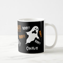 Gepersonaliseerde Spooky Halloween Ghosts Coffee M Koffiemok