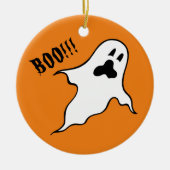 Gepersonaliseerde Spooky Halloween Ghosts Tree Orn Keramisch Ornament (Voorkant)