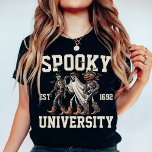 Gepersonaliseerde Spooky Halloween Groep College P T-shirt<br><div class="desc">Maak je klaar om je hoofd te draaien en herinneringen te maken met ons gepersonaliseerde Spooky Halloween Group College Party T-Shirt! Dit feestelijke t-shirt is ideaal voor universiteitsgroepen, vrienden of familiebijeenkomsten die een vleugje spookachtig plezier willen toevoegen aan hun Halloween-feesten. Met een speels ontwerp met skeletten en vleermuizen, het zet...</div>