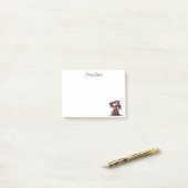 Gepersonaliseerde Spooky Halloween Post-it Notitie Post-it® Notes (Op bureau)