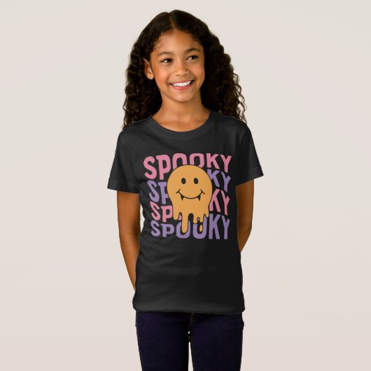 Gepersonaliseerde Spooky Halloween T-shirt (Voorkant volledig)