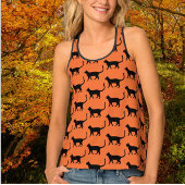 Gepersonaliseerde Spooky Paarse Halloween Black Ca Koffiemok