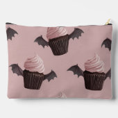 Gepersonaliseerde Spooky Schattigee Bat Cupcake Pa Etui (Achterkant)