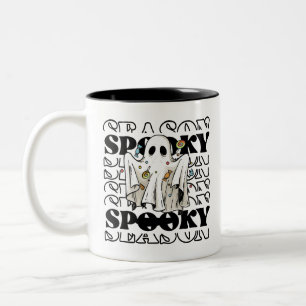 GEPERSONALISEERDE SPOOKY SEIZOEN Halloween Schatti Tweekleurige Koffiemok