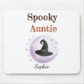 Gepersonaliseerde Spooky Tante Mousepad Muismat (Voorkant)
