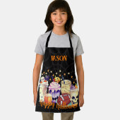 Gepersonaliseerde Spooky voor Sport Fans Halloween Schort (Insitu)