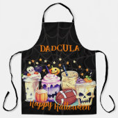 Gepersonaliseerde Spooky voor Sport Fans Halloween Schort (Voorkant)