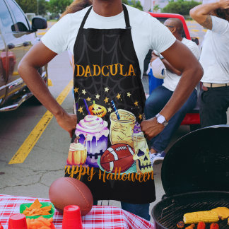 Gepersonaliseerde Spooky voor Sport Fans Halloween Schort