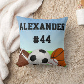 Gepersonaliseerde Sport All-Star aangepaste naam k Kussen (Deken)
