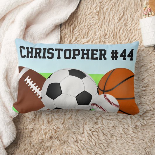 Gepersonaliseerde Sport All-Star aangepaste naam k Kussen (Deken)