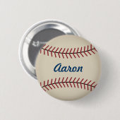 Gepersonaliseerde  Sport Baseball Button (Voorkant /achterkant)