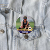Gepersonaliseerde Sport Team Foto Buttonnen & Pins Ronde Button 7,6 Cm (In situ)