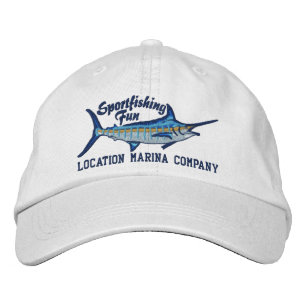 Gepersonaliseerde sport Vist Blue Marlin Embroider Pet