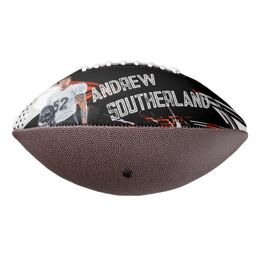 Gepersonaliseerde sporter Portret & Actie Foto Sho American Football (Gedraaid 270)