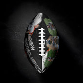 Gepersonaliseerde sporter Portret & Actie Foto Sho American Football