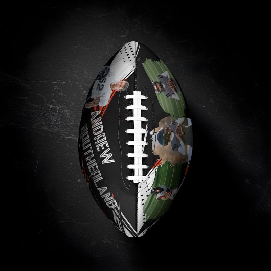 Gepersonaliseerde sporter Portret & Actie Foto Sho American Football