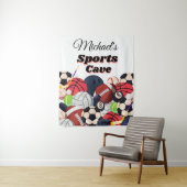 GEPERSONALISEERDE SPORTGROT TAPIJT VOOR ELKE KAMER WANDKLEED (In situ)