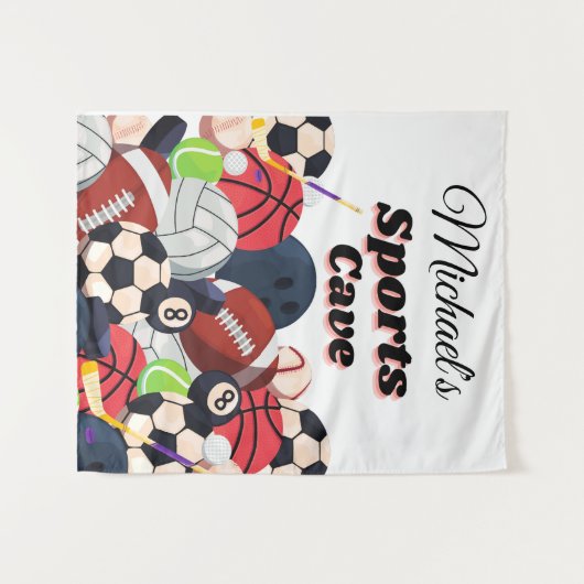 GEPERSONALISEERDE SPORTGROT TAPIJT VOOR ELKE KAMER WANDKLEED (Voorkant (horizontaal))