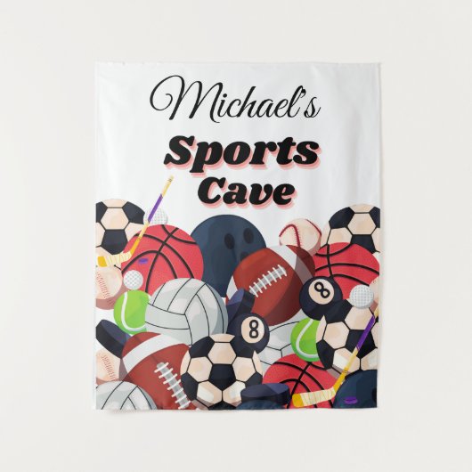 GEPERSONALISEERDE SPORTGROT TAPIJT VOOR ELKE KAMER WANDKLEED (Voorkant)