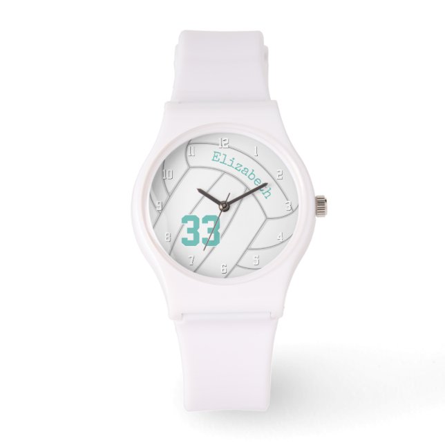 Gepersonaliseerde sportieve accessoires Eenvoudig  Horloge (Voorkant)