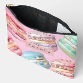 Gepersonaliseerde Sprankelende Pastelkleurige Maca Etui (Open)