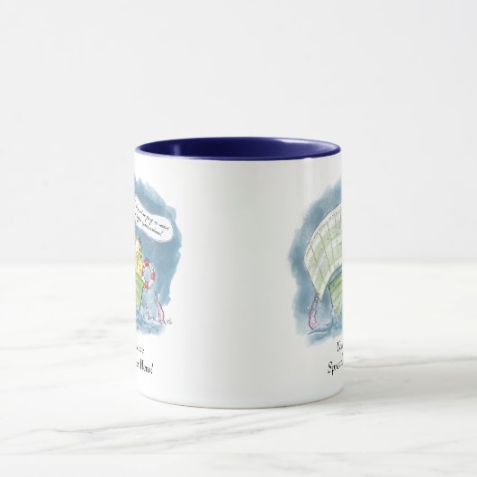 Gepersonaliseerde spreadsheet Hero! Mok (Midden)