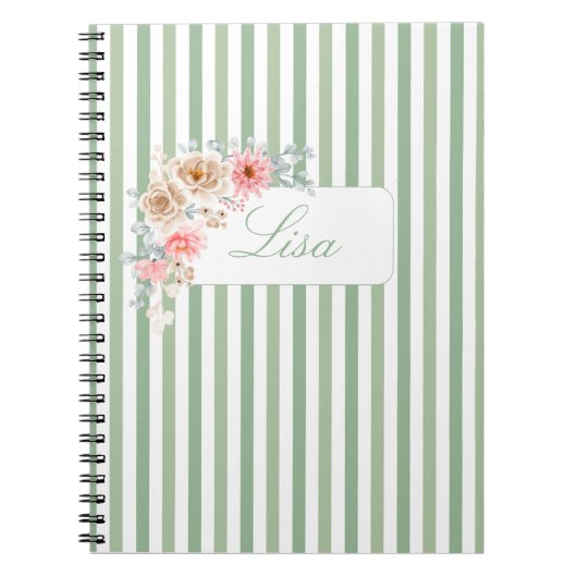 Gepersonaliseerde Spring Blossom Notitieboek (Voorkant)