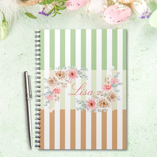 Gepersonaliseerde Spring Meadow Notitieboek