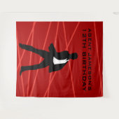 Gepersonaliseerde Spy Party Laser Tapestry Wandkleed (Voorkant (horizontaal))