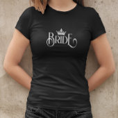 Gepersonaliseerde Squad Bride Bachelorette Hen Par T-shirt