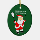 gepersonaliseerde squash-speler, waarop keramische keramisch ornament (Rechts)