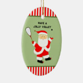 gepersonaliseerde squash sporten keramisch ornament (Rechts)