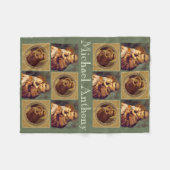 Gepersonaliseerde St. Anthony van Padua & Child Je Fleece Deken (Voorkant (Horizontaal))