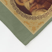 Gepersonaliseerde St. Anthony van Padua & Child Je Fleece Deken (Hoek)