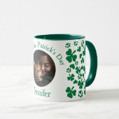 Gepersonaliseerde St. Patrick's Day - Cat Lovers G Mok (Voorkant rechts)