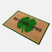 Gepersonaliseerde St. Patrick's Day deurmat, Pasen Deurmat (Schuin)