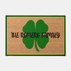 Gepersonaliseerde St. Patrick's Day deurmat, Pasen Deurmat
