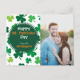 Gepersonaliseerde St. Patricks Day Foto Briefkaart