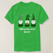 Gepersonaliseerde St Patrick's Day Gnomes Unisex