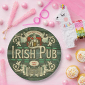Gepersonaliseerde St Patrick's Day Ierse pub Grapp Papieren Bordje (Feest)