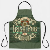 Gepersonaliseerde St Patrick's Day Ierse pub Grapp Schort (Voorkant)