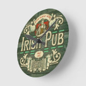 Gepersonaliseerde St Patricks Day Irish Pub Box Si Ronde Klok (Hoek)