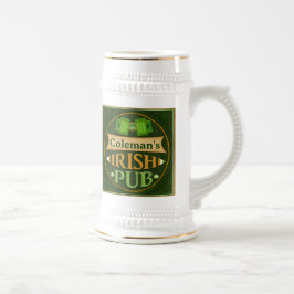 Gepersonaliseerde St. Patrick's Day Irish Pub Mok