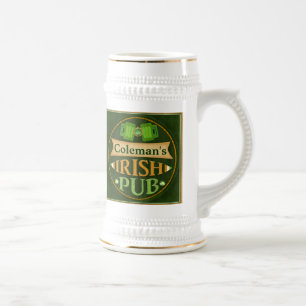 Gepersonaliseerde St. Patrick's Day Irish Pub Mok