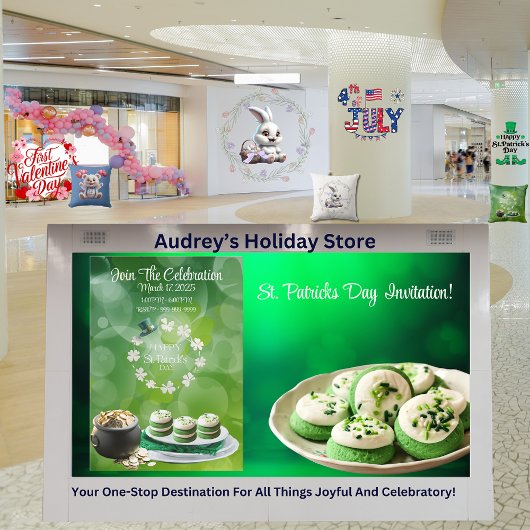 Gepersonaliseerde St Patrick's Day Party Uitnodigi Kaart