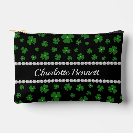 Gepersonaliseerde St. Patrick's Day Shamrock met P Etui (Voorkant)